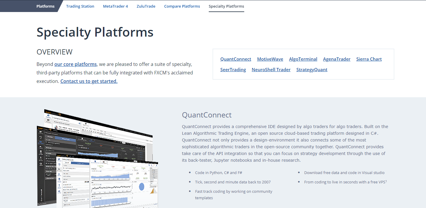 FXCM-Platforms