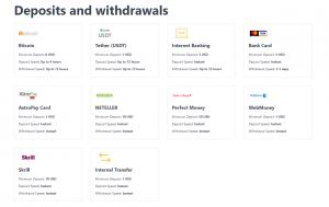 Exness deposit withdrawal